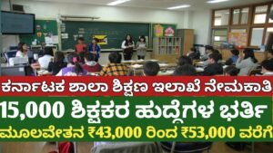 Karnataka Teacher Recruitment 2026